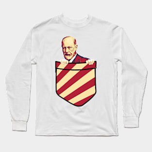 Sigmund Freud In My Pocket Long Sleeve T-Shirt